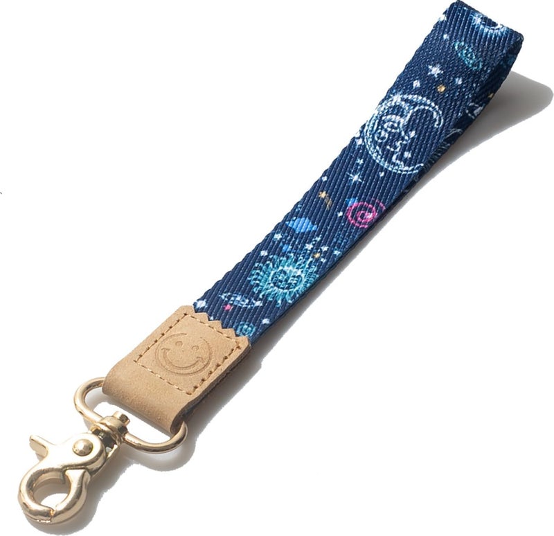 DQL wristlet lanyard for keys keychain for car keys women, boho key chain straps car keys holder wristlet (Moon) - Image 1